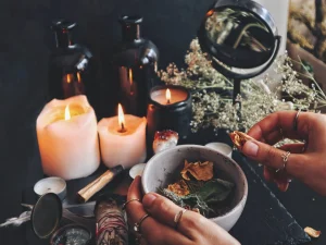 Authentic African spellcasting setup