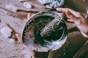 Floor wash ritual for spiritual space cleansing