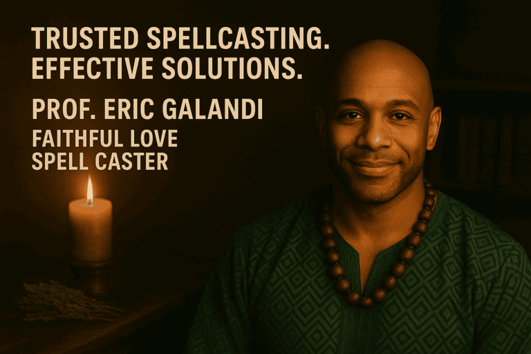 Prof. Eric Galandi casting love spells in Michigan, USA