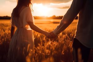 A Couple connecting spiritually after a successful love spell in Madagascar