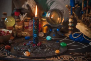 Prof. Eric Galandi performing a love ritual in Colorado