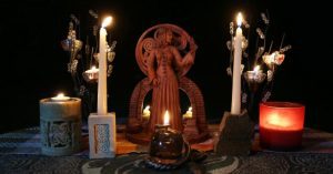 African love spell being cast by Prof. Eric Galandi