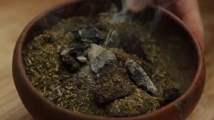 Traditional cleansing ritual to prepare for love spells