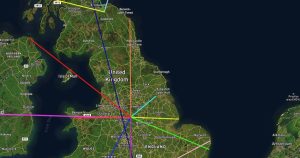 Spiritual energy map of United Kingdom