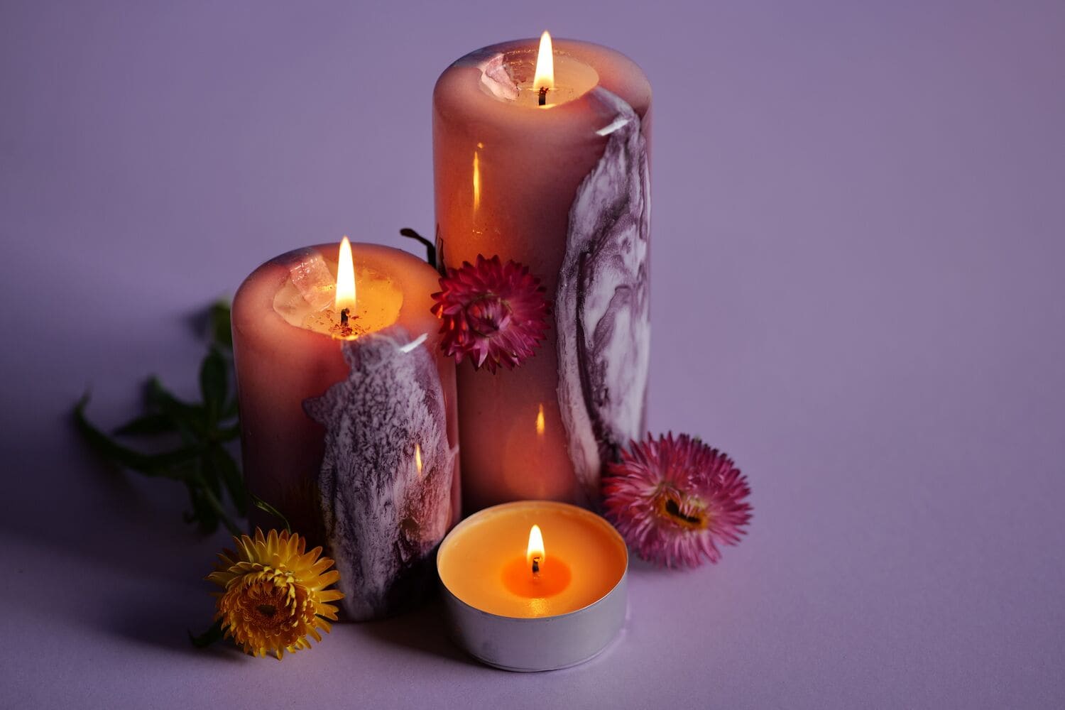 Traditional ingredients commonly associated with white magic love rituals.