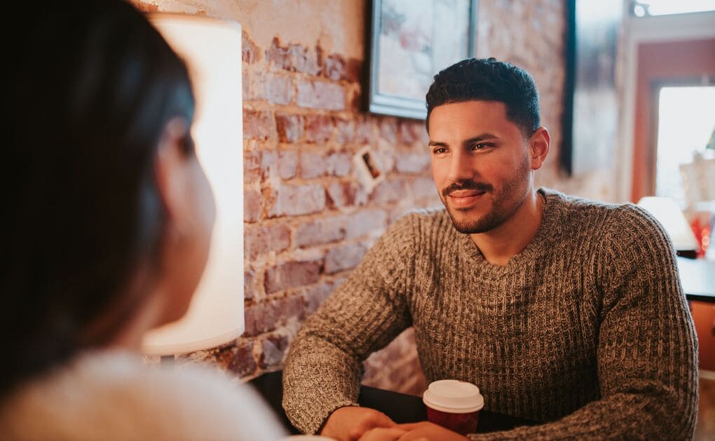 Couple improving communication in their marriage.